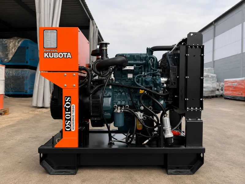Kubota SQ-10SO: общий вид открытого генератора