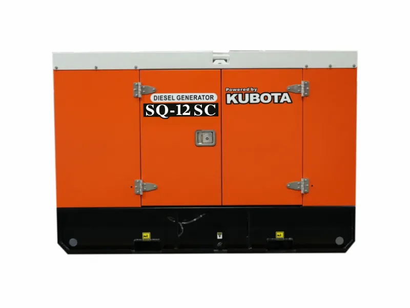 Дизельный генератор Kubota SQ-12SC: 12 кВт, кожух