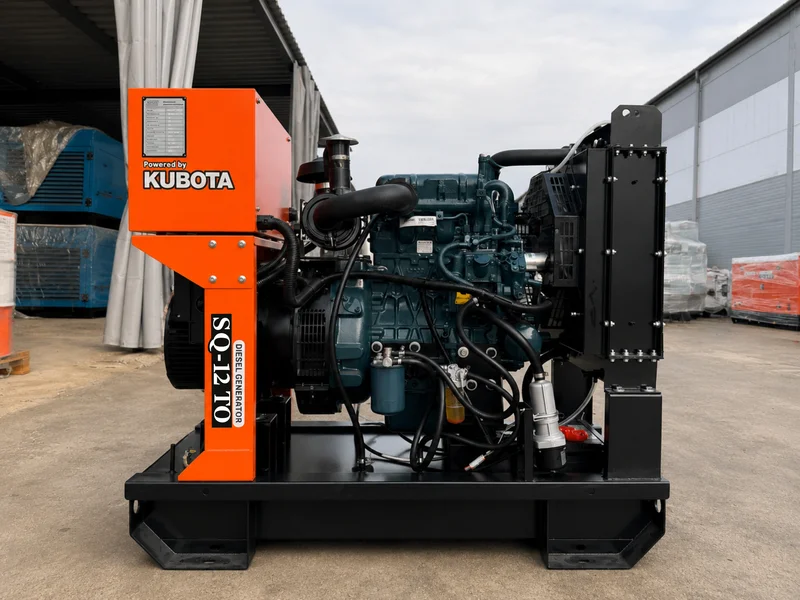 Kubota SQ-12TO: общий вид открытого генератора