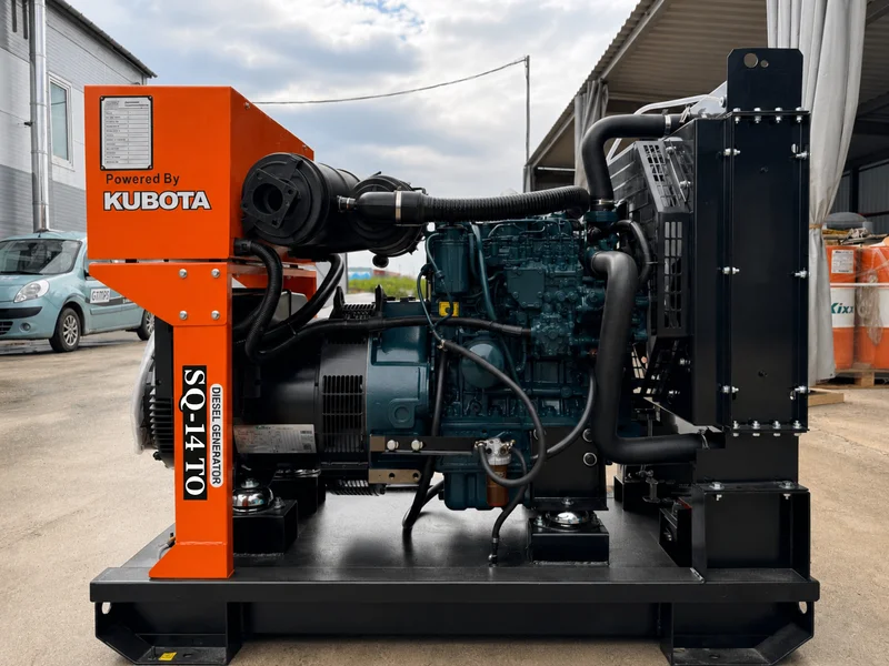 Kubota SQ-14TO: рама и двигатель открытой установки