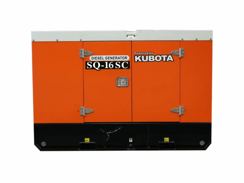 Дизельный генератор Kubota SQ-16SC: 16 кВт, кожух