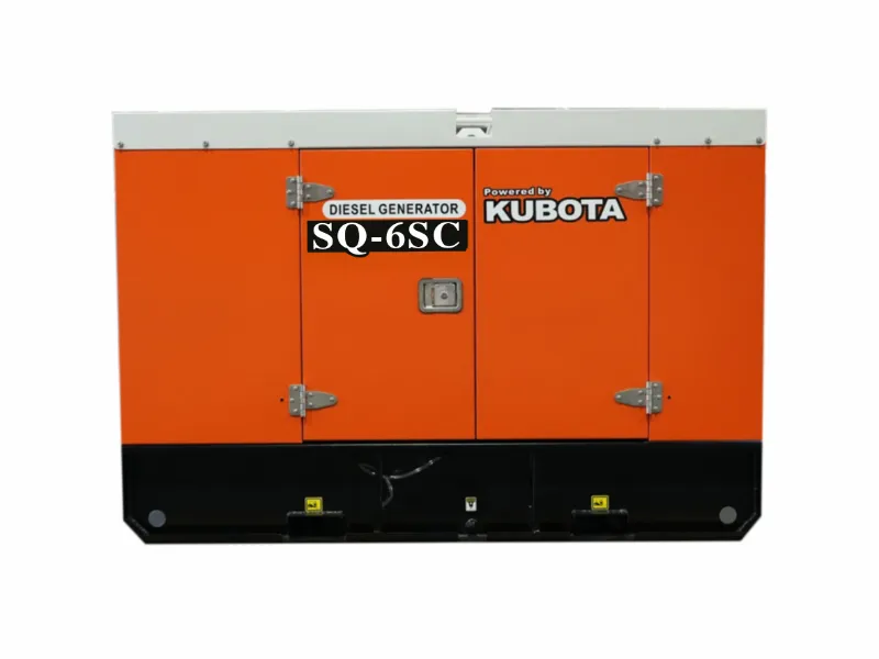 Дизельный генератор Kubota SQ-6SC в шумозащитном кожухе