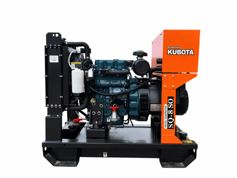 Открытый дизельный генератор Kubota SQ-8SO