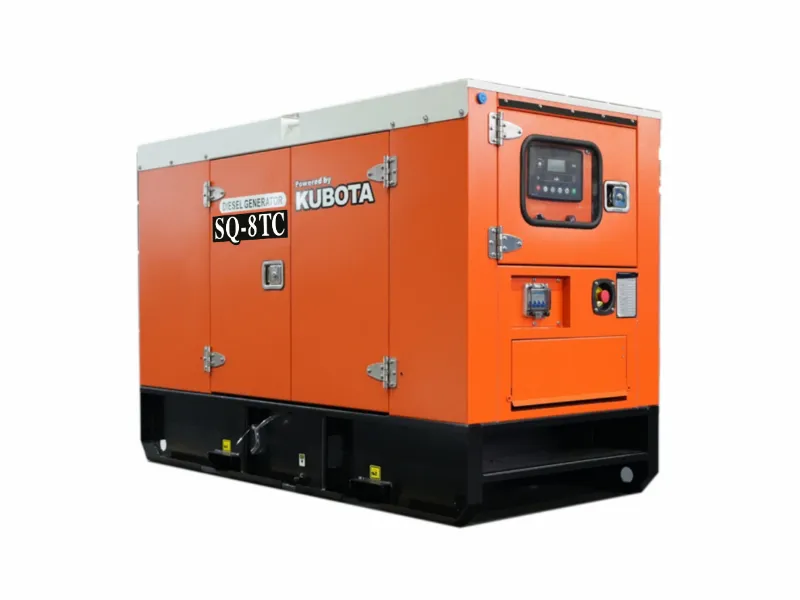 Дизельный генератор Kubota SQ-8TC: 8 кВт, кожух